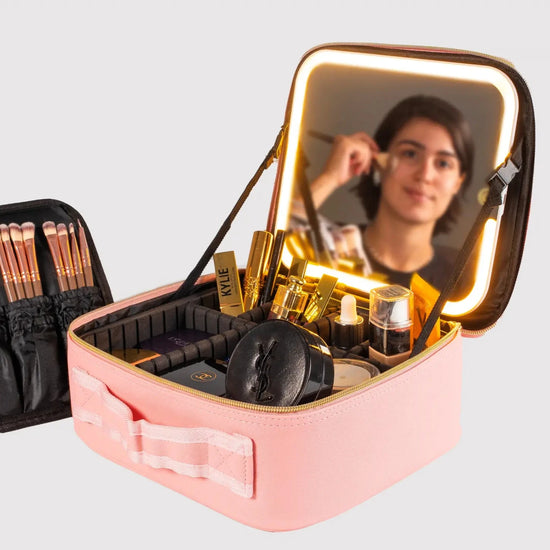 [COMPRA 1 Y LLEVA 2] EasyBag + Regalo gratis: Organizador de maquillajes con espejo LED