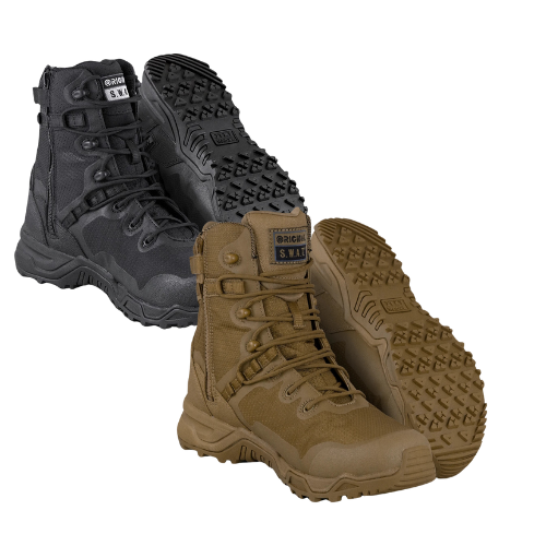 Compra 1 y llévate 2 - Bota original con cremallera lateral SWAT Alpha Fury - (PROMOCIÓN)