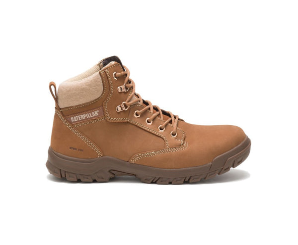 Botas De Seguridad Caterpillar Tess Steel Puntera Mujer Marrones